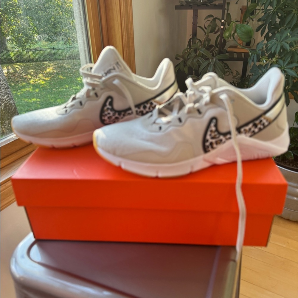 Nike White and Black Athletic Shoes